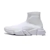 Designer Speed Trainer Mens Running Shoes Dames 2.0 Socks Shoes Triple White Black Red Men Casual Sneakers Dames Sport Jogging Zapatos