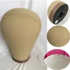 Mannequin -Köpfe Perücken menschliches Modell Kopfbrauner weibliches professionelles Make -up, das zum Perücken verwendet wird, das Perücken mit einer Klammer Cork Canvas 21 -24 Q240510 macht