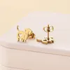 Stud Earrings Adorable Dog Heart Ornament Fashionable Ear Pendant Studs Accessory Animal Jewelry For Women And Girls