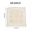 Tkanina stołowa DIY Vintage kwadratowy obrus Doily bawełniany koronkowy szydełkowy kwiecisty okładka dekoracyjny ręcznik 40 cm/60 cm