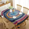 Table Cloth Bohemian Tablecloth Rectangular Ethnic Exotic Retro Style Decor For Kitchen Tea Dining Room Wedding Party