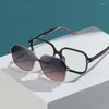 Sonnenbrillen Frames Ultra Light TR90 Vollrandpolarisierte Doppelzweck Frauen Set Myopia verschreibungspflichtige Brille Eye Rx Gläser Rahmen Oculos