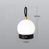 Tafellampen draagbare LED LAMP BAR USB Oplaadbare bureau Touch Touch Camping Ambient Light Slaapkamer Bed verlichting