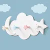 Hooks Nail-free Self Adhesive Stars Cloud Wall Hook Room Storage Hanger Rack Home Decoration Key Kitchen Organization