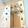 Figurines décoratives décor High Beauty Heart en forme de rideau de rideau maison Love Coeurs Porte de pendentif Ornements suspendus