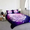 Beddengoed stelt BoheemianBedding Set Hamsa Hand Dekbedoverdeksel kleurrijke fatima van bed linnen boho bloemen thuis textiel geluk