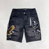 Shorts concepteurs masculins jeans pour hommes