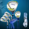 PGM Childrens Golf Clubs com canhotos de aço inoxidável para iniciantes praticam o poste com saco de saco de putter leve 95155cm JRTG006 240425