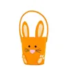 Kaninchen Bunny Osterform Eimerkorb Eierfass Taschen Kinder Süßigkeiten Eier Aufbewahrung Handtasche Party Geschenktüte 0123 s