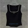 Viette pour femmes T-shirt Designer Summer Backless Femmes Sexy Halter Tops Party Top Broidered Tank Spring Trendy Womam Vêtements