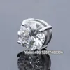 Partihandel ny design modeörhänge med magnetstöd sterling silver S925 VVS Moissanite diamantörhängen