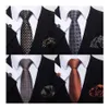 Seal Tie Set Много цветных горячих распродаже 2023 Новый дизайн свадебный подарок шелковой галстук карманные квадраты, набор аксессуаров для костюма для костюмов