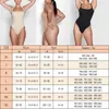 Guudia Super Elastic Stretchy Compeear Crong String Bodysuits Body Shaper Light Control Open Doupting Square Sheper Body 240430