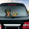 Window Stickers JOYLIVE Car Wiper For Auto Products And Decals Labrador Dog Waving