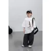 Trousers Boys Pants 2024 Korean Style Summer Fashion Thin Loose All Match Casual Solid Color Comfortable Children