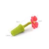 Flower Silicone Wine Bottle Stopper Beer Cork Gemak Champagne Sealing Kitchen Bar Accessories 240428