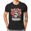 T-shirts masculins Gothic Rockabilly Rock and Roll Creative Tshirt Cool Men Skull Dice Rockers Graphic Tshirts Fashion Hip-Hop Male Tops XS-4XL T240510