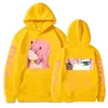 Erkek Hoodies Sweatshirts Darling the franxx sıcak anime hoodie sıfır iki göz grafik baskılı kapüşonlu kadınlar artı beden kazak harajuku kadın sweatshirt t240510