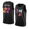 M i a m i h e a t 22 # (style b) chemise gilet de jerseysports de basket-ball