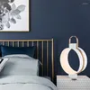 Bordslampor Tyla Creative Lamp Drum Form Modern Desk Light for Home Children Bedroom Decoration