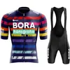 Les ventilateurs Tops Tees pour hommes Vêtements à vélo Uniform UCI Bora Version complète 2024 Pantalon pour hommes Gel Equipment Summer MTB Shorts Q240511