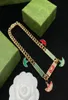 2022 Neues Mode Vintage Brass Emaille Designer Halsketten für Charme Frauen Schmuck Geschenk High Quality8698005