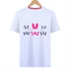 Camisetas de coelhinho psicológico Designer Rabbit Mens camiseta moda moda dos EUA