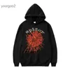 Ontwerper Hoodie Trapstar Young Thug 55 Men Women Hoodie Hoogwaardige schuimafdruk Web Grafische roze sweatshirts Y2K PULLOVENS S-2XL