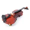 Сторона для вечеринки 3/4 акустическая скрипка, болот лук с розовыми струнами тюнер, плечо, натуральный