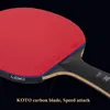 Loki 9 étoiles Table Tennis Racket Professional 52 Carbon Ping Pong Paddle 6789 Ultra Offensive avec caoutchouc collant 240422