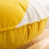 Pillow 40cm Simple Round Velvet Cover Small Fresh Sofa Covers Tatami Homestay Decor Pouf Siesta Case