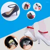 Skodelar 1Pair Fashion Bundle Shoelace For High Heel Anti-Scid Shoes Women Girl Solid Color Belt Ankle Tie