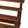 Piastre decorative in legno Scaffale riser riser a 5 livelli Servi di servizio a più livelli Scala da cupcake multiuso per banco da cucina leggera