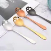 Spoons 1/2PCS Creative Spoon Weight: 25g Size: 15.1 3.4 0.25cm Ins Style One Piece Small And Portable Dessert Kitchenware