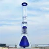 Bongo de vidro de vidro de 18 polegadas pesado grosso de multi -color bongueiro apanhador de gelo de gelo filtro filtro bong bong bong dab rigy Recycler water bongs 18mm US warehouse