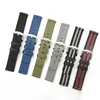 Watch Bands Smooth nylon strap with 20mm and 22mm woven nylon seat strap for quick release and replacement with precision wristband Q240510