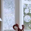 Fensteraufkleber befleckte Blumenglasaufkleber Fenster Film Home Privacy Decor 45x100cm