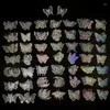 Wrap regalo 100pcs farfalla per animali domestici trasparenti adesivi a colori laser olografici argento per laptop per laptop per laptop decorazione tazza