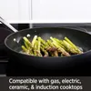 Kookgerei stelt All-Clad Ha1 Hard geanodiseerde anti-aanbak set 13-delige inductie-oven Kim van 500f deksel 350F potten en pannen zwart