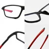 Marcas de gafas de sol dofta tr90 deportes miopía anteojos marco hombres gafas recetadas ultra ligh