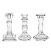 Candle Holders Taper Holder For Decorative Candlestick Modern Glass Decor Table Dining Room