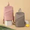 Backpack 2024 Design Simple Small Woman Casual Travel Man Rucksack Ladies Leisure Nylon School Saco para adolescentes