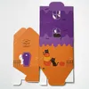 Enveloppe cadeau 10 / 20pcs Halloween House Candy Box Nugat Cookies Creative Baking Packaging Colored Party Suppliesq240511