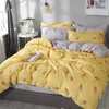 Bedding sets quarto coração e bolinhas impressam o conjunto de capa de edredão fofo