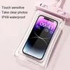 Minimalist mobile phone waterproof bag, transparent drifting, swimming, outdoor selling waterproof bag, PVC waterproof cover, touch screen protective cover