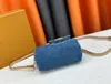 Crossbody tas M82950 Blue denim kussenzakken Handtas Purse Schoudertas Dameshandtas