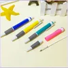 PCS Creative Stationery Plastic Press Blue Ink Ballpoint Pens Forniture per ufficio Regali Accessori per la scuola carini