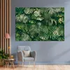 Party Decoration 1pc 150cm 100cm Tropical Jungle Green Leaf Pography Background Fabric