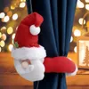 Buckles Tiebacks Fastener Curtain Holdback Christmas Santa Claus Ornaments Drapes Decoration Home Jn12