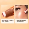 Creme Bronzer Blusher Busher Beauty Wand Highlighter blush com almofada líquido face stick makeup 240510